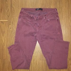 Just black pink jeans